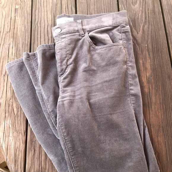 gray corduroy pants womens